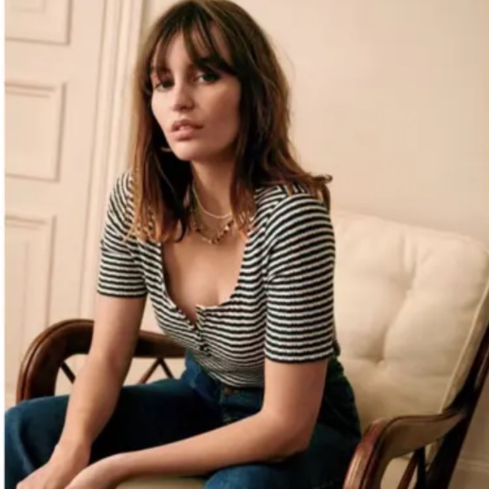 Sezane T Shirt Size M